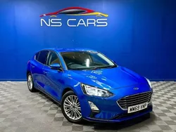 Blue Used 2020 Ford Focus Titanium X Hatchback | £8,749 (Fair price)