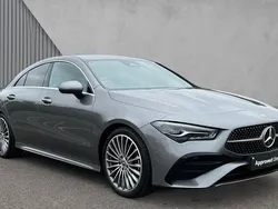 Mountain grey metallic Used 2023 Mercedes CLA200 AMG Line Premium Sedan | £26,890 (Fair price)