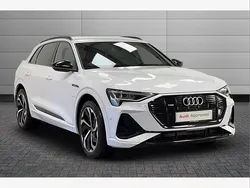 White Used 2022 Audi e-tron Black Edition SUV | £30,990 (A bit pricey)
