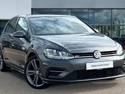Indium grey metallic Used 2019 VW Golf VII R-line Hatchback | £16,848 (A bit pricey)