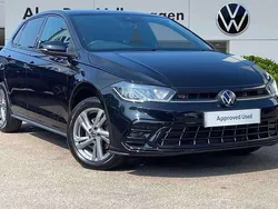 Black Used 2024 VW Polo R-line Hatchback | £20,555 (Fair price)