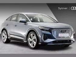 Blue Used 2024 Audi Q4 Sportback e-tron S-Line SUV | £36,000