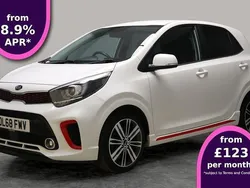 White Used 2019 Kia Picanto GT-Line Hatchback | £9,326 (Fair price)