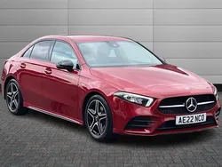 Red Used 2022 Mercedes A200 Executive Sedan | £22,990 (Fair price)