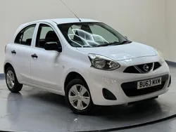 White Used 2014 Nissan Micra Visia Hatchback | £3,750 (Fair price)