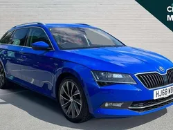 Blue Used 2018 Skoda Superb Estate | £16,001 (Expensive)