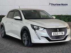 White Used 2021 Peugeot e-208 Allure Premium Hatchback | £11,980 (Good price)