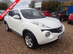 White Used 2013 Nissan Juke Visia SUV | £4,495 (Fair price)