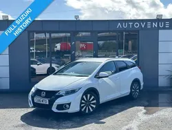White Used 2016 Honda Civic SR Estate | £8,990 (Fair price)