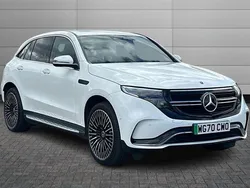 White Used 2020 Mercedes EQC400 AMG Line Premium SUV | £24,007 (Fair price)