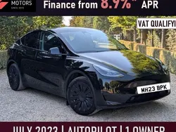 Black Used 2023 Tesla Model Y Long Range AWD SUV | £29,199 (Fair price)