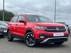 Red Used 2021 VW T-Cross S SUV | £13,595 (Fair price)
