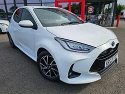White Used 2022 Toyota Yaris Hybrid Design Hatchback | £15,995 (Good price)