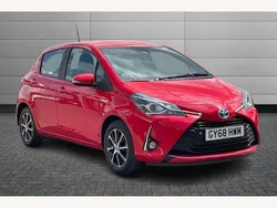 Red Used 2019 Toyota Yaris Hybrid Hatchback | £12,899 (Good price)