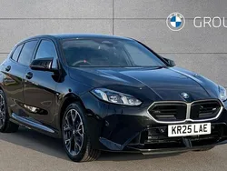 Black sapphire metallic paint Used 2025 BMW M135 Comfort Edition Hatchback | £36,493 (Expensive)