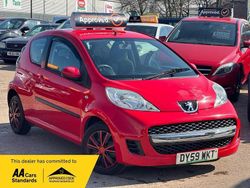 Red Used 2009 Peugeot 107 Hatchback | £3,400 (Fair price)