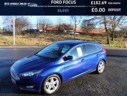 Blue Used 2017 Ford Focus Zetec Hatchback | £6,850 (Fair price)