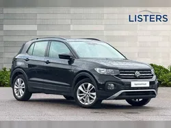 Deep black Used 2023 VW T-Cross SE SUV | £16,500 (Fair price)