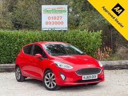 Red Used 2019 Ford Fiesta Titanium Hatchback | £6,699 (Good price)