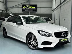 White Used 2016 Mercedes E220 AMG Sedan | £11,985 (Fair price)