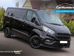 Black Used 2021 Ford Transit Custom Limited Van | £18,495 (Fair price)