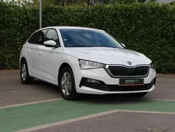 Moon white metallic Used 2021 Skoda Scala SE Hatchback | £13,395 (Fair price)