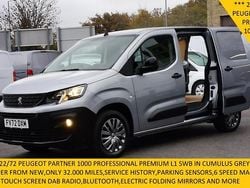 Grey Used 2022 Peugeot Partner Premium Van | £11,995 (Fair price)