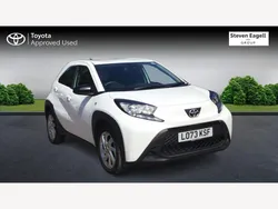 White Used 2023 Toyota Aygo PURE Hatchback | £12,093 (Fair price)