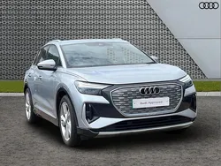 Silver Used 2022 Audi Q4 e-tron S-Line SUV | £26,999 (Fair price)