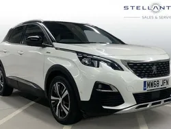 White Used 2019 Peugeot 3008 GT-line SUV | £13,476 (Good price)