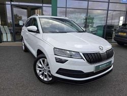 Moon white metallic Used 2018 Skoda Karoq SE L SUV | £15,249 (Fair price)