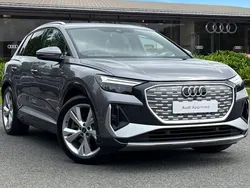 Grey Used 2024 Audi Q4 e-tron S-Line SUV | £33,495 (Super price)