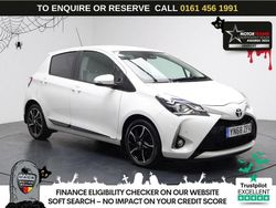 White Used 2018 Toyota Yaris Design Hatchback | £9,480 (Fair price)