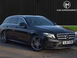 Black Used 2017 Mercedes E220 AMG Line Premium Plus Estate | £16,185 (Fair price)