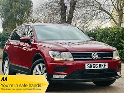 Red Used 2016 VW Tiguan SE SUV | £10,490 (Fair price)