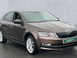 Metallic mocca brown Used 2017 Skoda Octavia SE L Hatchback | £9,680 (Fair price)