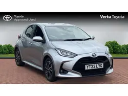 Silver Used 2023 Toyota Yaris Hybrid Design Hatchback | £17,113 (Fair price)