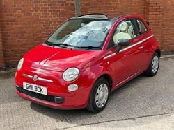 Red Used 2011 Fiat 500C Pop Cabriolet | £2,495 (Fair price)