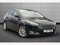 Black Used 2017 Ford Focus Titanium Hatchback | £9,990 (Fair price)