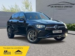 Black Used 2022 Mercedes GLC300e AMG line Estate | £25,990 (Super price)