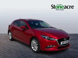 Red Used 2017 Mazda 3 Inclusive Hatchback | £10,578 (Fair price)