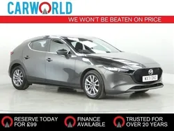 Grey Used 2022 Mazda 3 Hatchback | £11,646 (Fair price)