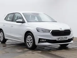 Moon white metallic Used 2023 Skoda Fabia Comfort Hatchback | £13,260 (Good price)