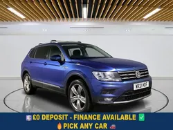 Blue Used 2021 VW Tiguan Allspace Match SUV | £19,599 (Good price)