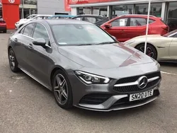 Grey Used 2020 Mercedes CLA180 AMG line Sedan | £20,500 (Good price)