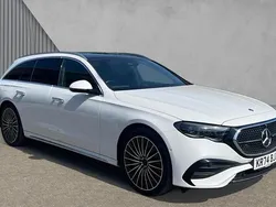 Manufaktur paint manufaktur opalite white bright Used 2024 Mercedes E450 AMG Line Premium Plus Estate | £71,745
