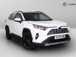 White Used 2020 Toyota RAV4 Hybrid Design SUV | £23,975 (Fair price)