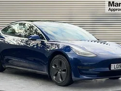 Blue Used 2019 Tesla Model 3 Standard Range Sedan | £16,827 (Fair price)