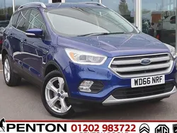 Blue Used 2017 Ford Kuga Titanium SUV | £9,990 (Fair price)