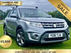 Grey Used 2016 Suzuki Vitara SZ-T SUV | £6,500 (Fair price)
